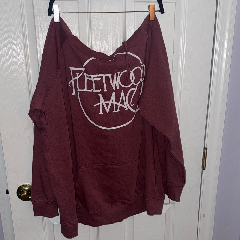 Torrid Burgundy Fleetwood Mac Sweater